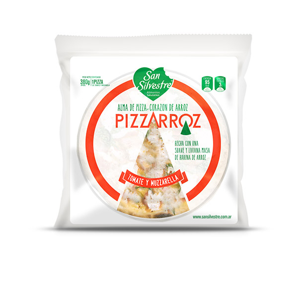 Pizza de arroz San Silvestre
