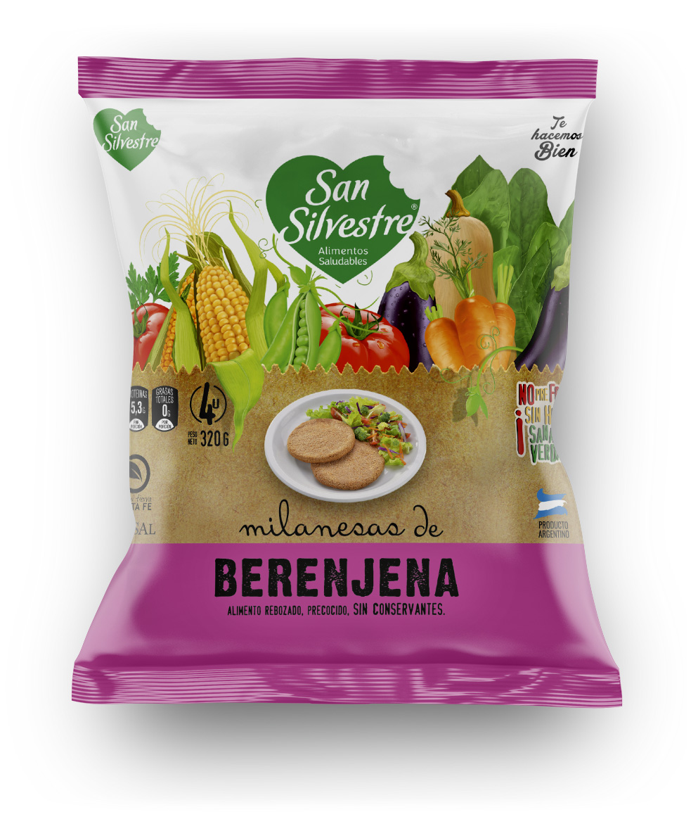 Milanesas de berenjenas San Silvestre