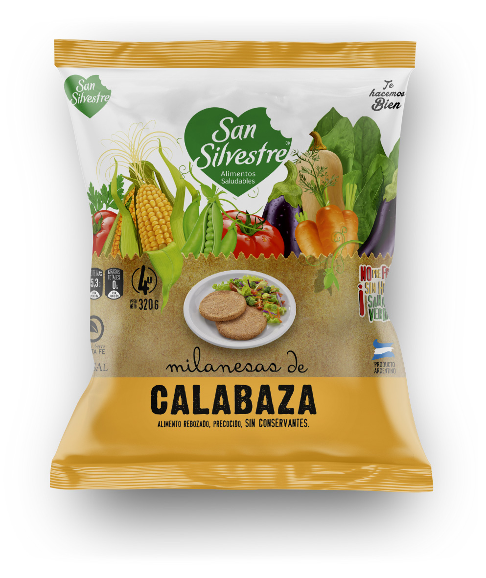 Milanesas de calabaza San Silvestre